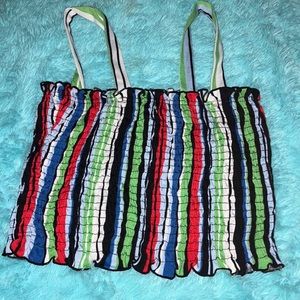 Vibrant color crop top